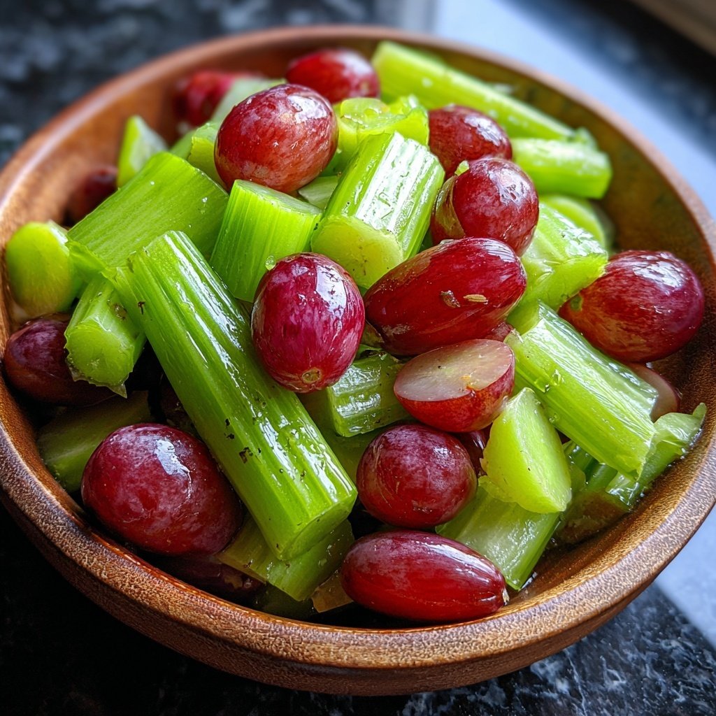 Celery Salad With Grapes
