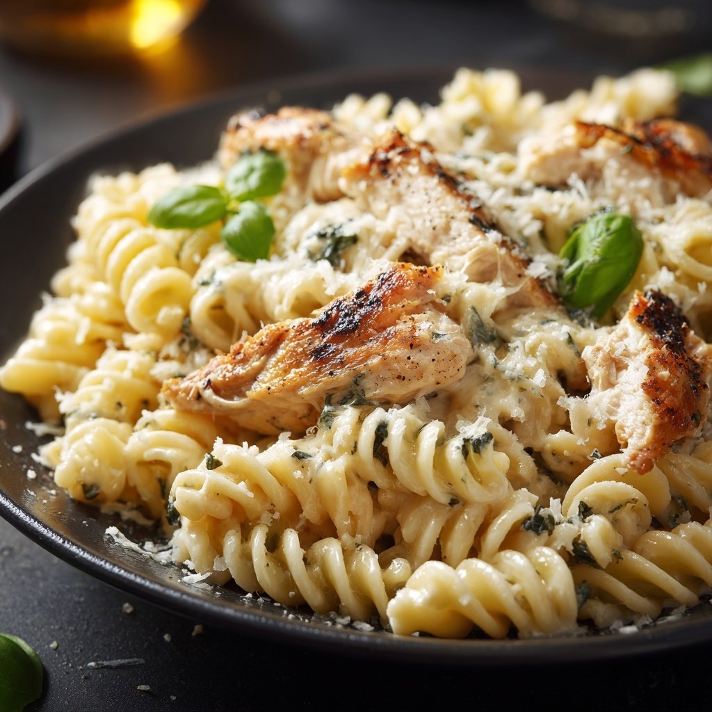 Easy Parmesan Chicken Pasta