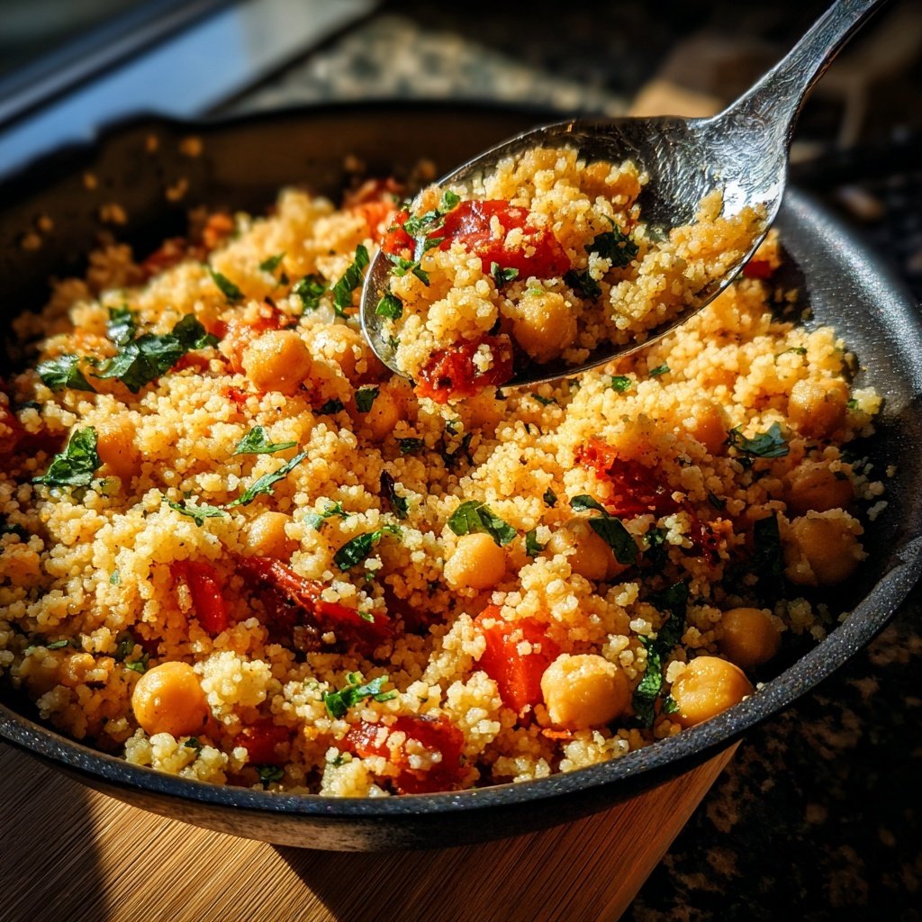Spiced Chickpea Tomato Couscous