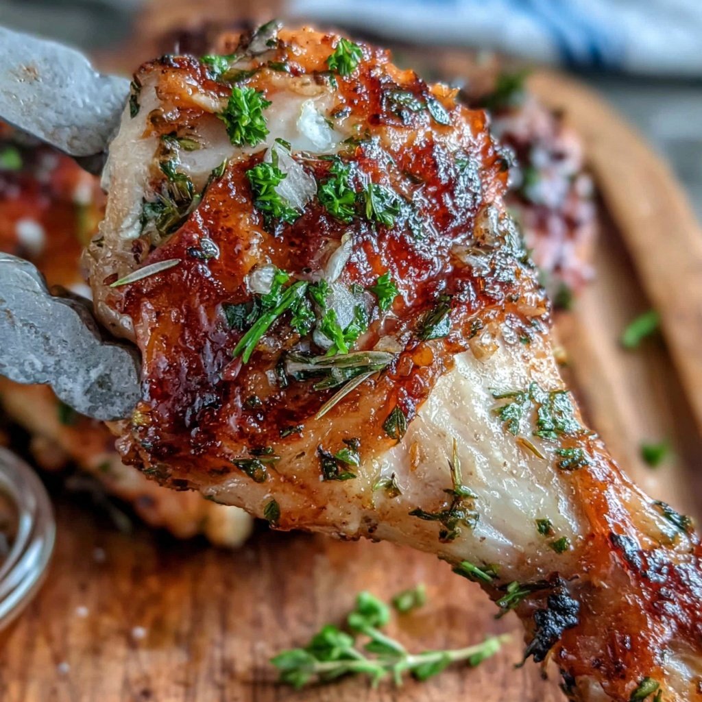 Drumstick Chicken With Lemon Herb Marinade