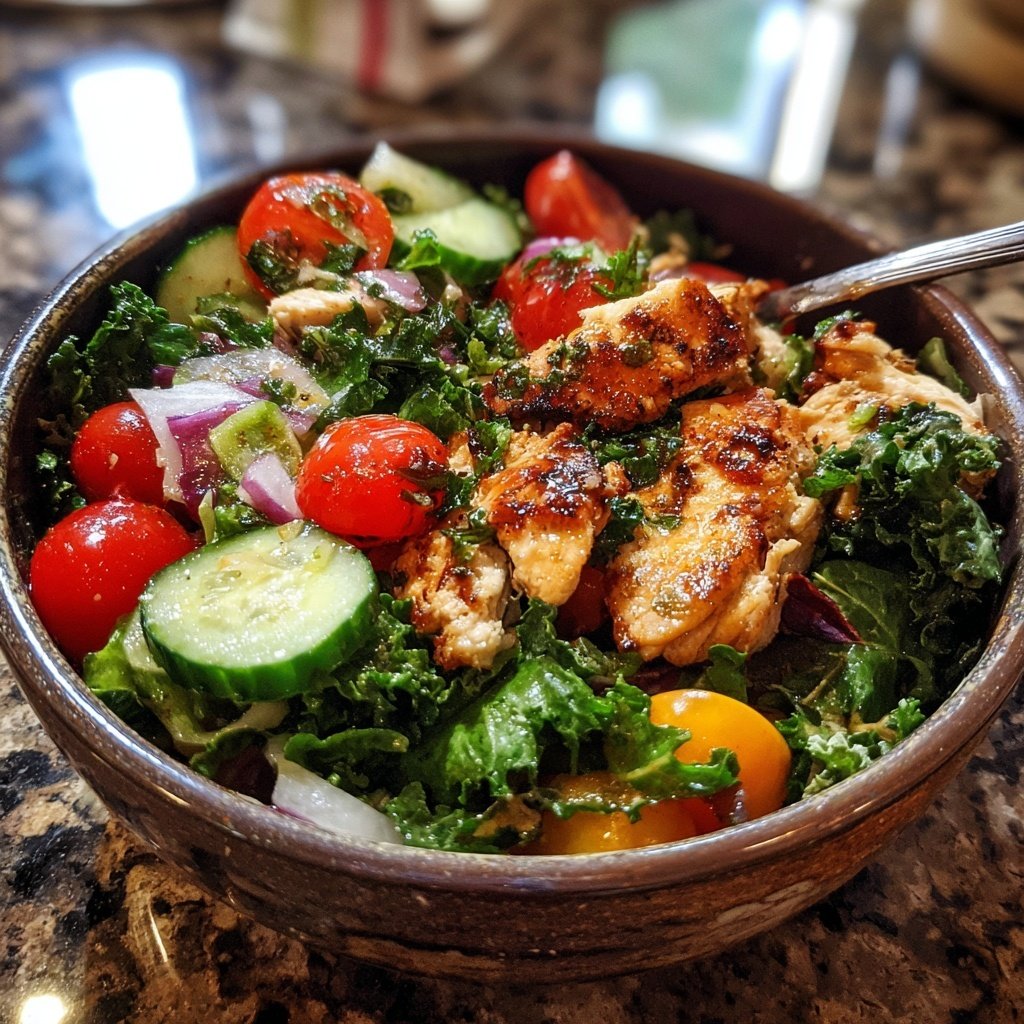 Healthy Grilled Chicken Salad Bowl