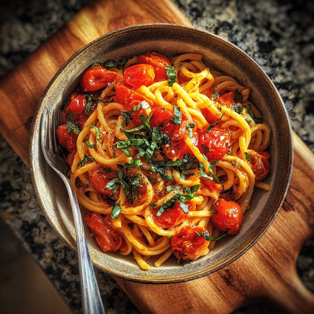 Quick Creamy Tomato Pasta Dinner