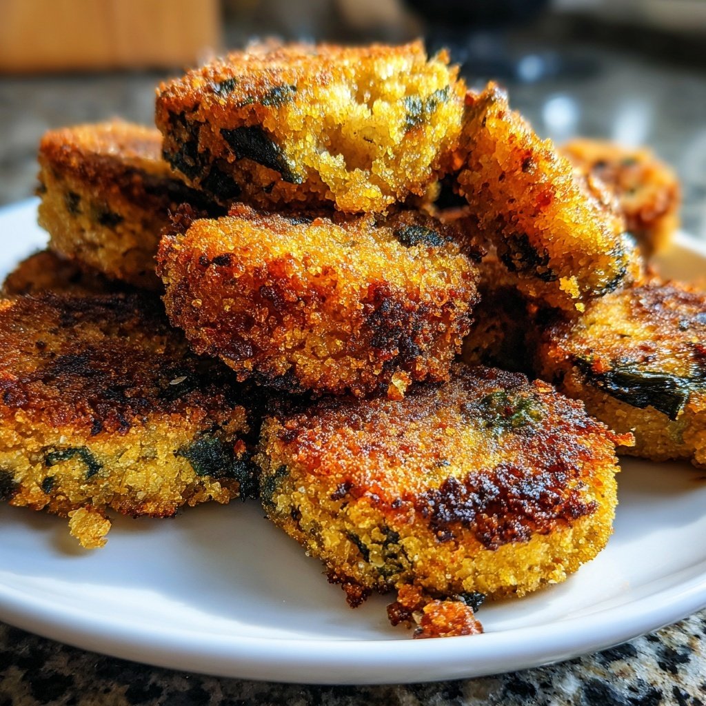 Crispy Polenta Veggie Nuggets